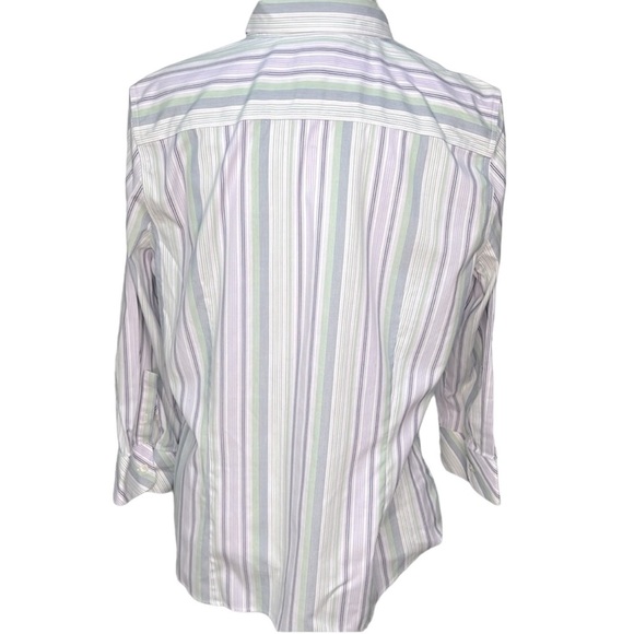 Talbots Wrinkle Resistant Button Down Blouse - Picture 5 of 7